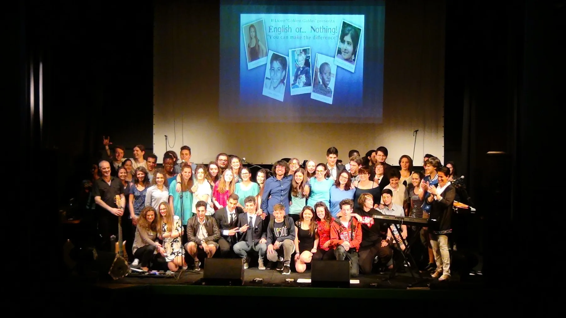 Foto di gruppo al termine dell'edizione 2014