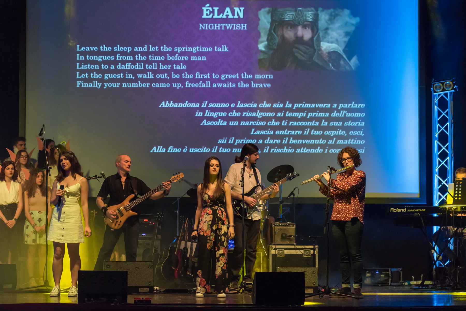 Musica e scena durante l’edizione 2018