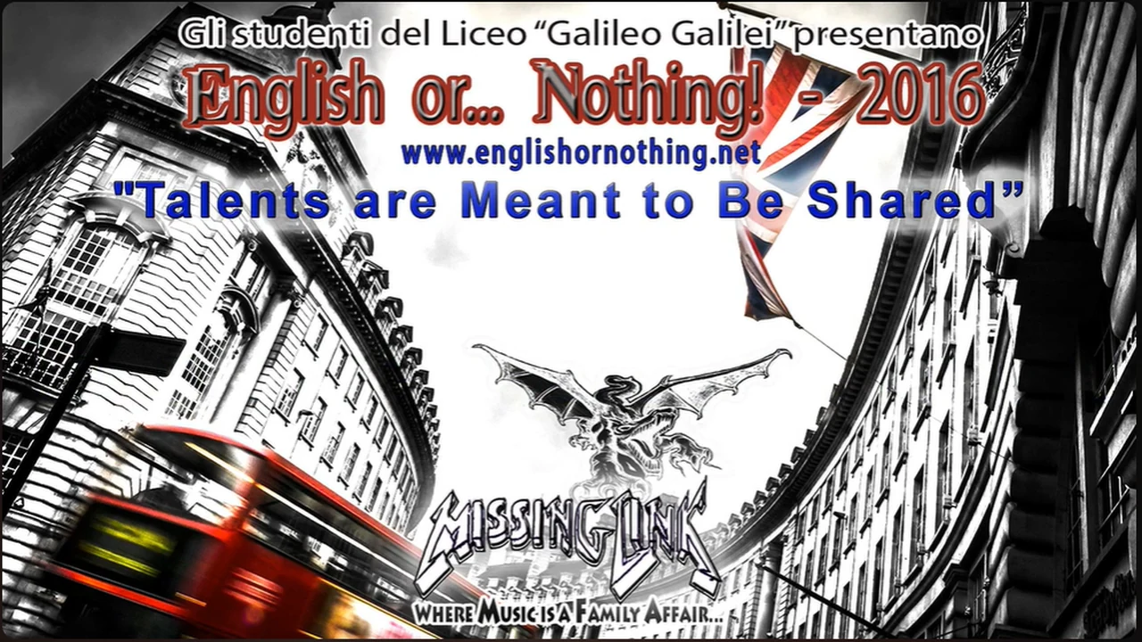 A taste of English or… Nothing! · 2016